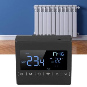 Touch Screen for Smart Thermostat WiFi Programmable Thermostat Floor Heating Controller Touch Screen WiFi Programmable Thermostat Industrial Supplies