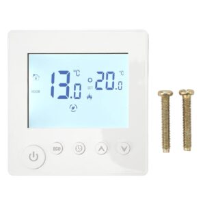 Floor Heating Thermostat Controller Digital LCD Display Programmable Control Panel for Home