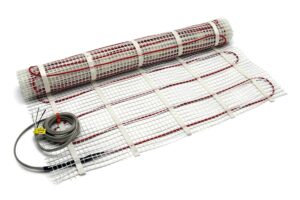 50 sf electric radiant floor heating mat 2x25' 120v