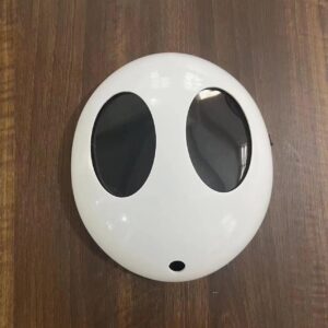 Shy Guy Mask Cosplay Resin White Mask Costume Accessories