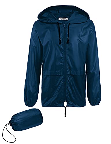 COOFANDY Men's Waterproof Rainwear for Golf Rain Proof Running Jacket for Men