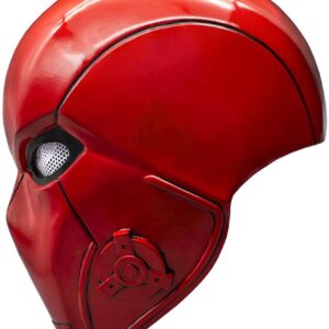 XSQUD Red Mask Hood Helmet Durable Adult Cosplay Halloween Costume Prop Party Accessory (RH helmet)