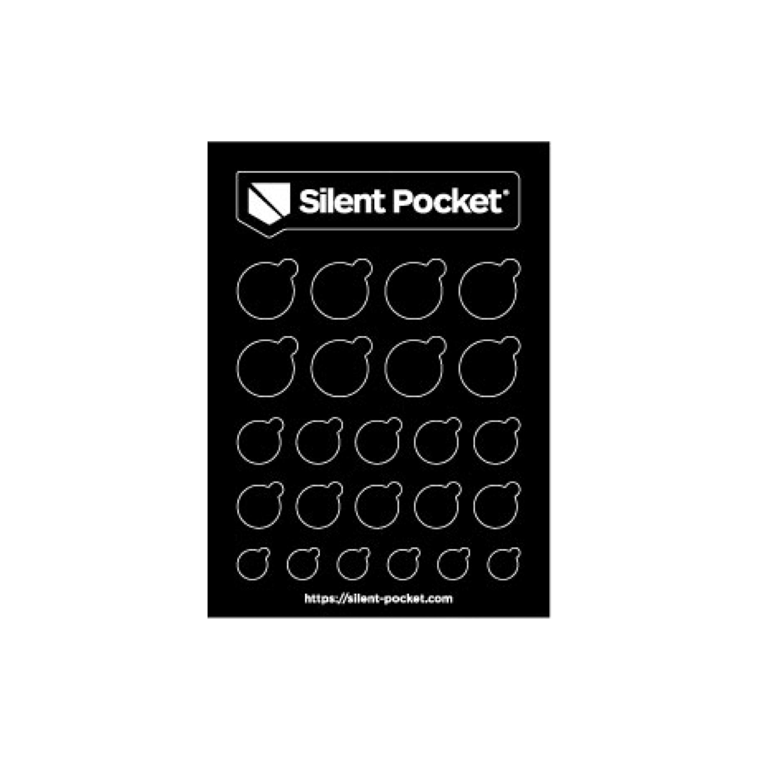 Silent Pocket SLNT Webcam Privacy Stickers for Camera Lens Privacy (Black Out) - Blocks Hackers' Spying, Recording and Eavesdropping, Fits Laptops, Phones and Tablets, Reusable and Restickable