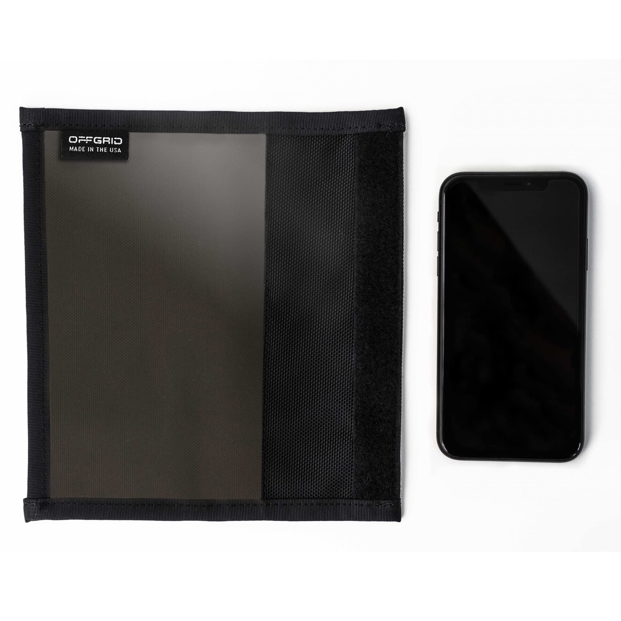 OFFGRID by EDEC - Cell Phone Faraday Bag with Window - Signal Blocking, Anti-tracking, Anti-spying, EMP Protection for Cell Phones, Key Fobs and Credit Cards