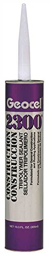 GEOCEL GC66100 2300 Construction Tripolymer Sealant, Clear, 10.3 oz