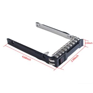 SSD Mounting Bracket 2.5" Hard Drive Caddy P22892 P22892-001 Compatible for HP Proliant DL325 DL385 Gen10/G10 Plus v2 Server ML350 DL380 DL360 DL365 DL325 DL345 G11, HDD Holder with 4 Mount Screws