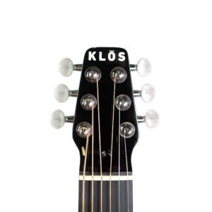 KLŌS 20' Straight to Straight Silent Cable and Black Carbon Fiber Travel Acoustic Guitar Kit Bundle