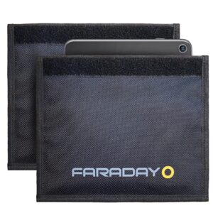 faraday defense non-window faraday bag jacket for cell phones - two pack | fast, easy access for device shielding - law enforcement & military, travel & data security, executive privacy