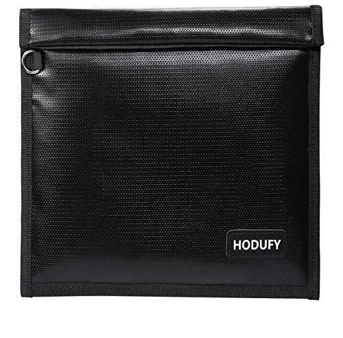 Hodufy Faraday Bag for Phones+Upgraded Faraday Bag for Key Fobs(2-Pack) Fireproof Money Bag