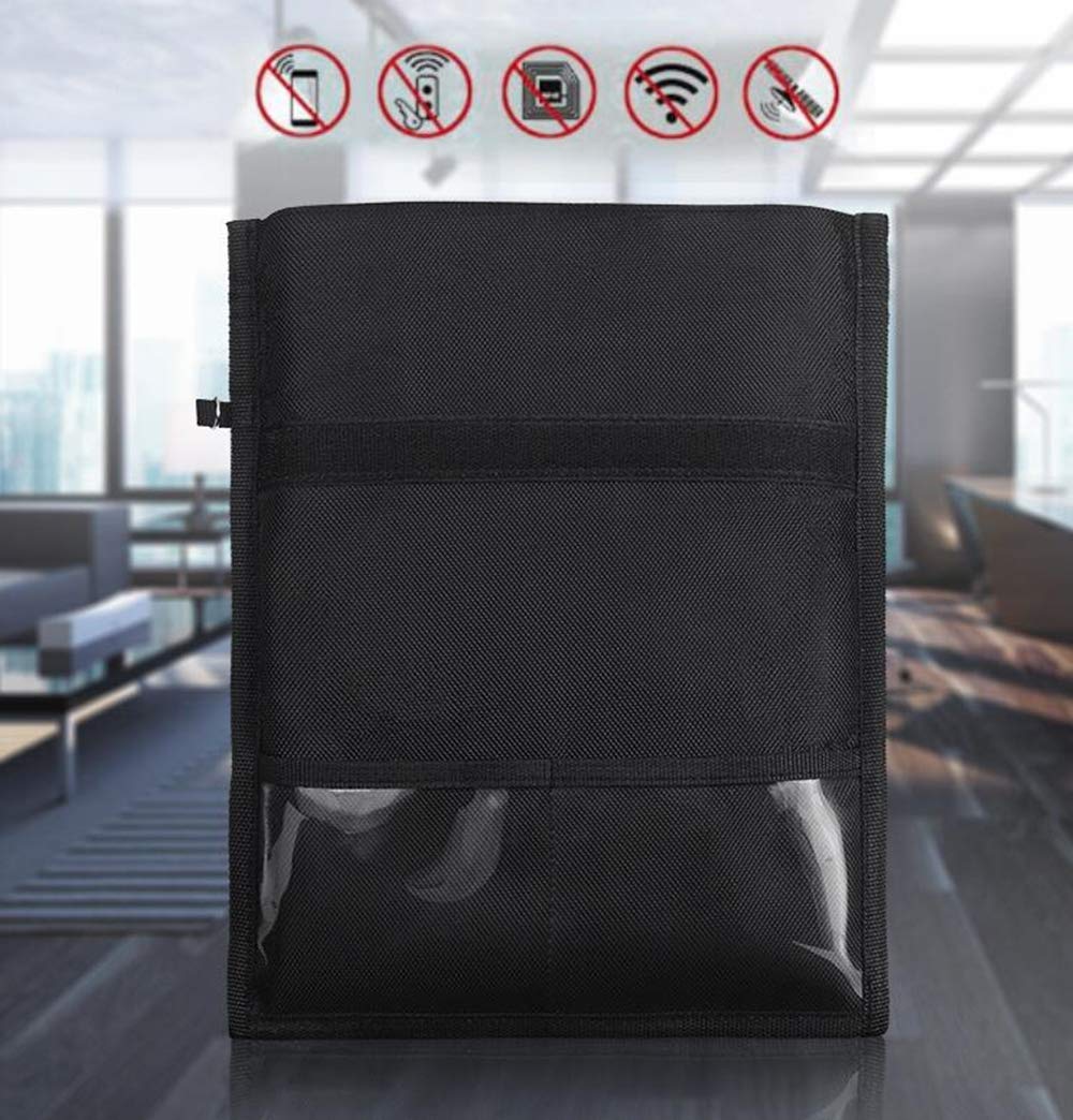 Amradield Faraday Bag Tablet Sleeve for iPad and Phones - Device Shielding for Law Enforcement, Military, Executive Privacy, Travel & Data Security, Anti-Hacking & Anti-Tracking Assurance