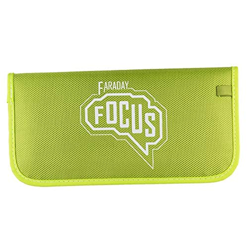 Apple and Android Faraday Focus Green Faraday Sleeve | Device Isolating Communications Blocking Container