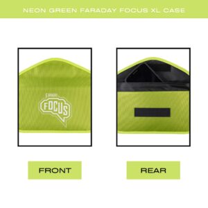 Apple and Android Faraday Focus Green Faraday Sleeve | Device Isolating Communications Blocking Container