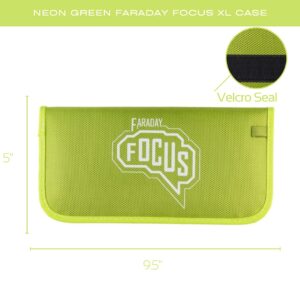 Apple and Android Faraday Focus Green Faraday Sleeve | Device Isolating Communications Blocking Container