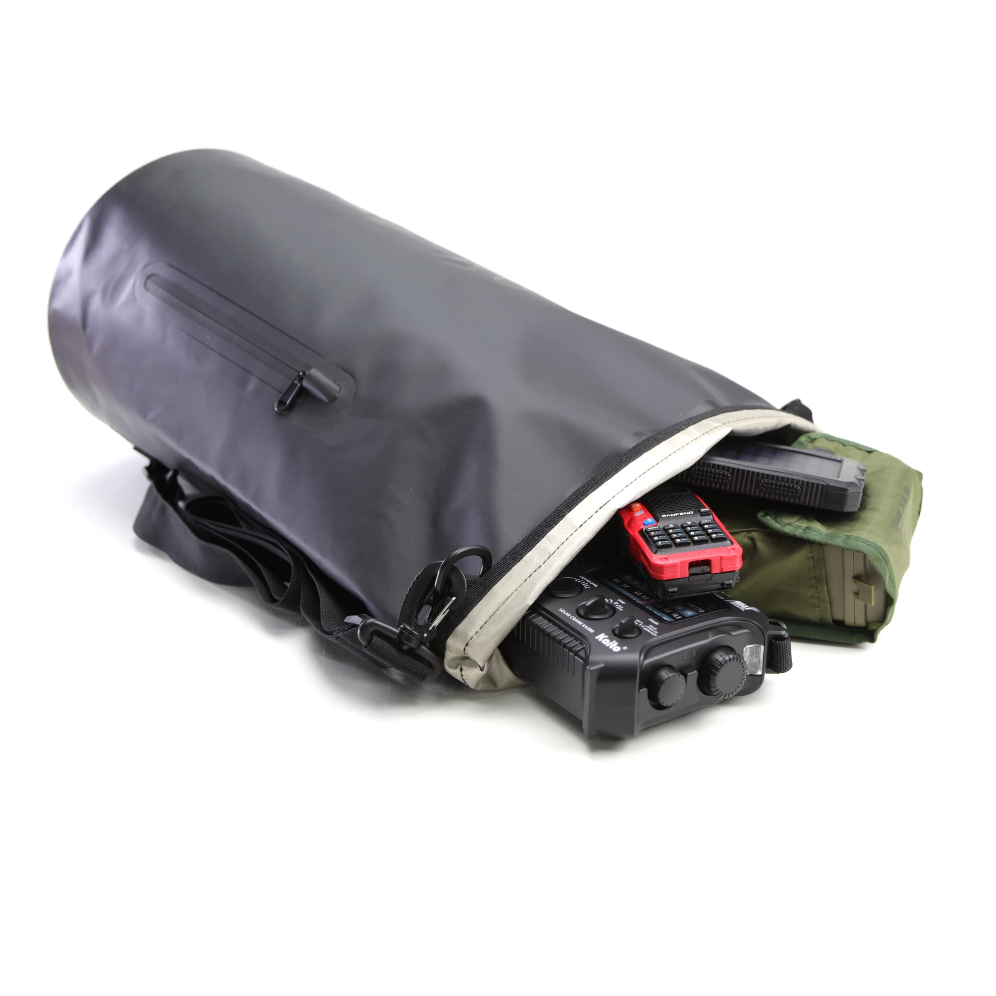 Faraday Defense Waterproof Faraday Dry Bag - Sling Pack - Fast, Easy Access for Device Shielding - Protect Data and Devices from Hacking, Tracking, EMP… (20L)