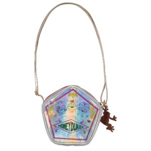 Harry Potter Wizarding World, Hogwarts Honeydukes Crossbody Purse for Girls, Adjustable Strap, Iridescent & Metallic Material