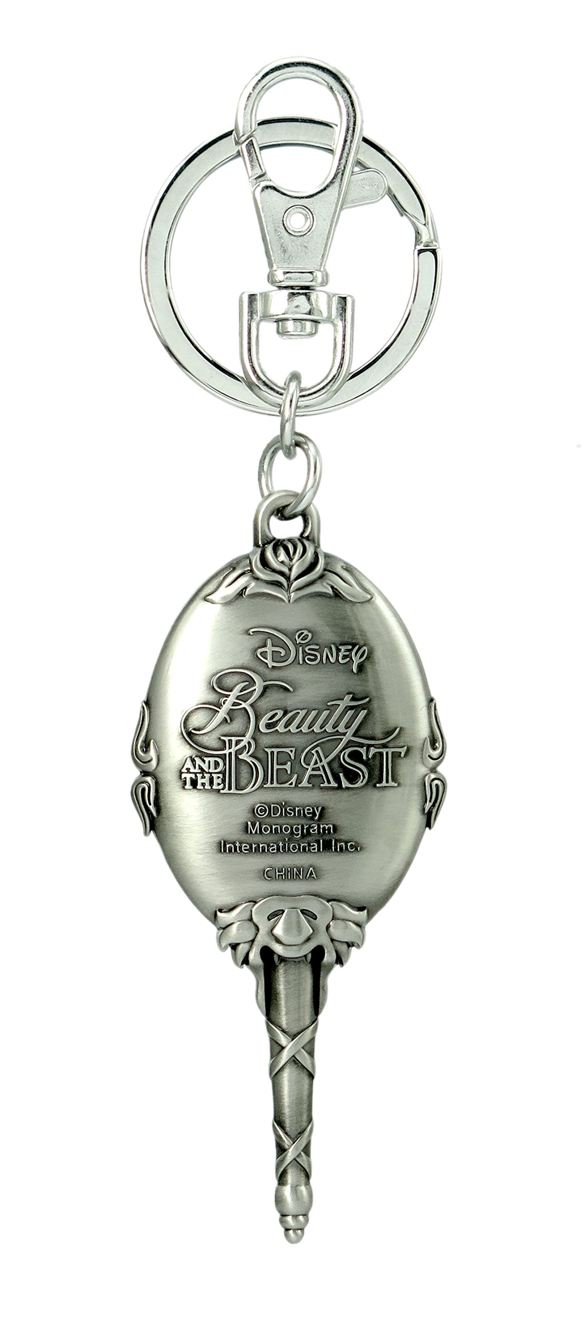 Disney Beauty & The Beast Magic Mirror Pewter Key Ring Key Accessory