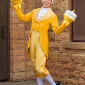 Fun Costumes Disneys Beauty and the Beast Lumiere Costume for Men, Be Our Guest Candlestick Charmer Outfit Medium