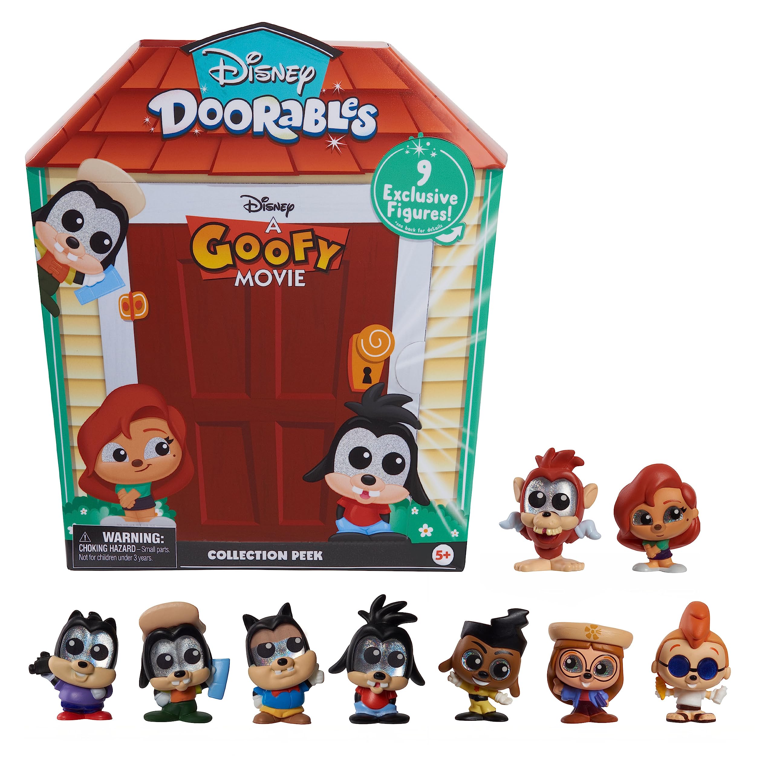 Disney Doorables New Goofy Movie Collector Pack, Collectible Blind Bag Figures, Officially Licensed Kids Toys for Ages 5 Up, Amazon Exclusive