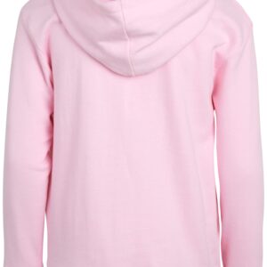 Disney Girls' Princess Sweatshirt – Frozen Elsa Anna, Cinderella, Belle, Moana Pullover Hoodie (2T-7), Size 4T, Belle Pink