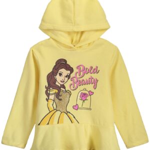 Disney Princess Belle Toddler Girls Pullover Hoodie and Leggings Outfit Set 4T