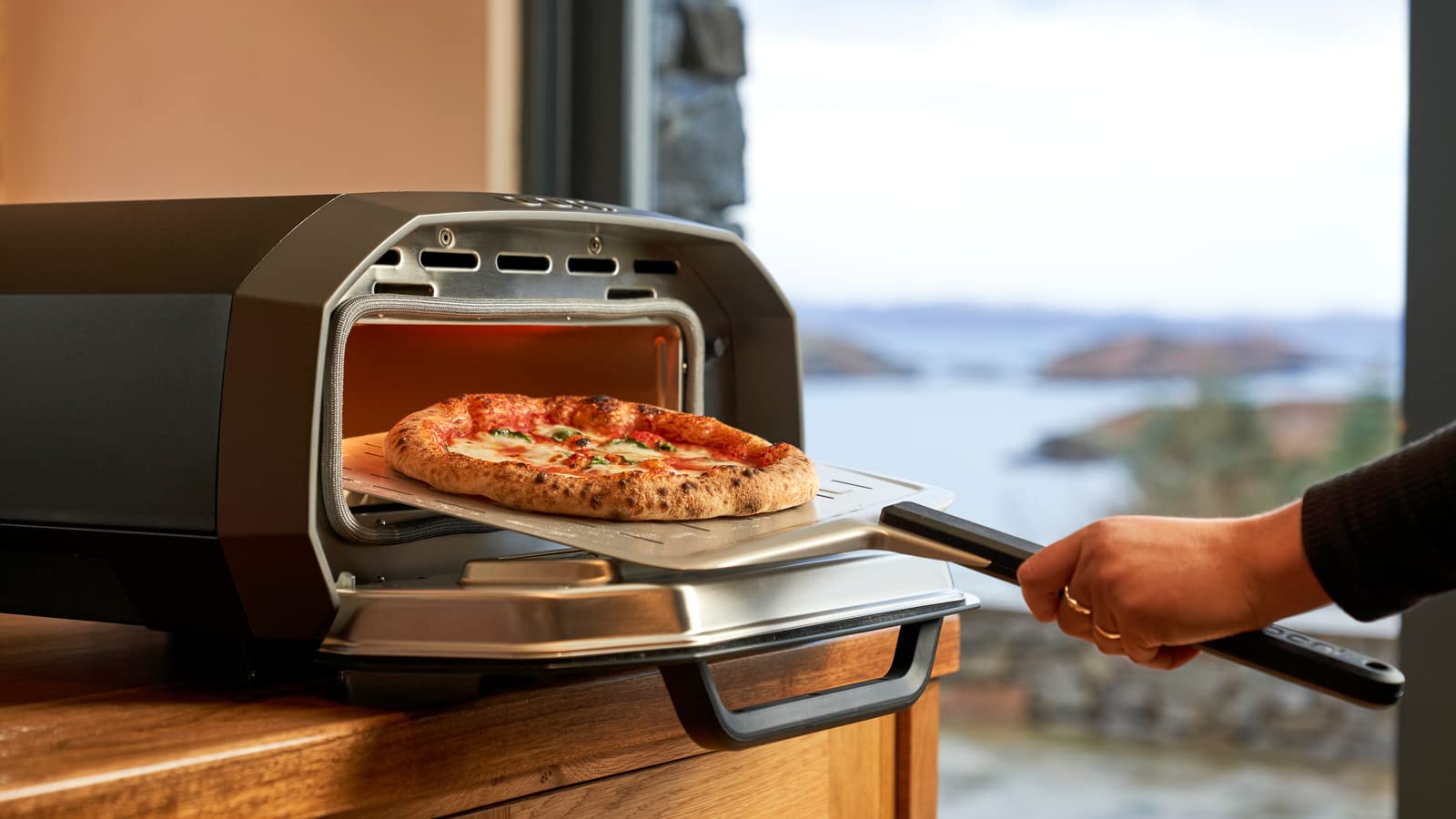 Ooni Volt 12 Electric Pizza Oven and Ooni Volt 12 Cover Bundle - Electric Versatile Pizza Oven - Indoor Portable Pizza Oven