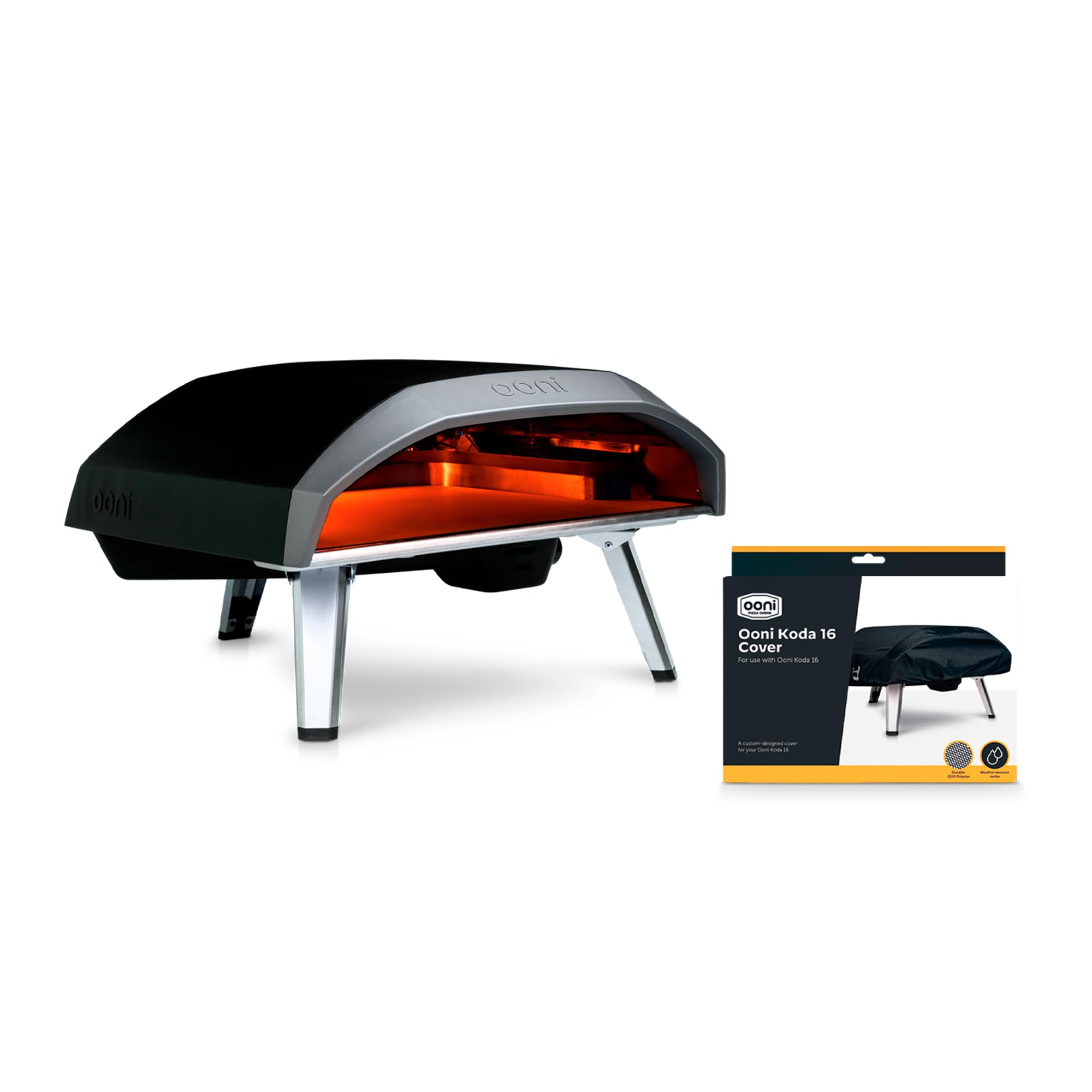 Offer - Save on Ooni Ooni Koda 16 Cover with Ooni Koda 16 Portable Gas Pizza Oven - Outdoor Pizza Oven for Authentic Stone