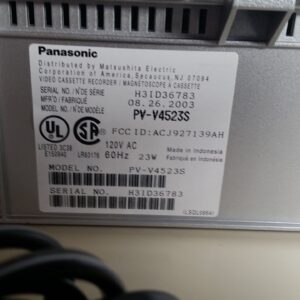 Panasonic PV-V4523S 4-Head Hi-Fi VCR (2003 Model)