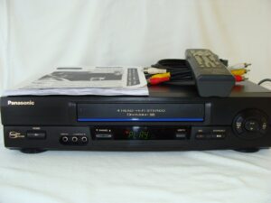 panasonic video cassette recorder pv-v4601