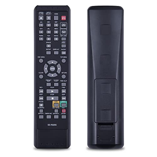 SE-R0295 Replaced Remote Control Compatible for Toshiba DVD/VCR Video Recorder DVR620KU D-VR620KU D-VR620 DKVR60KU D-VR610KU DVR610KU D-VR610 DKVR20U