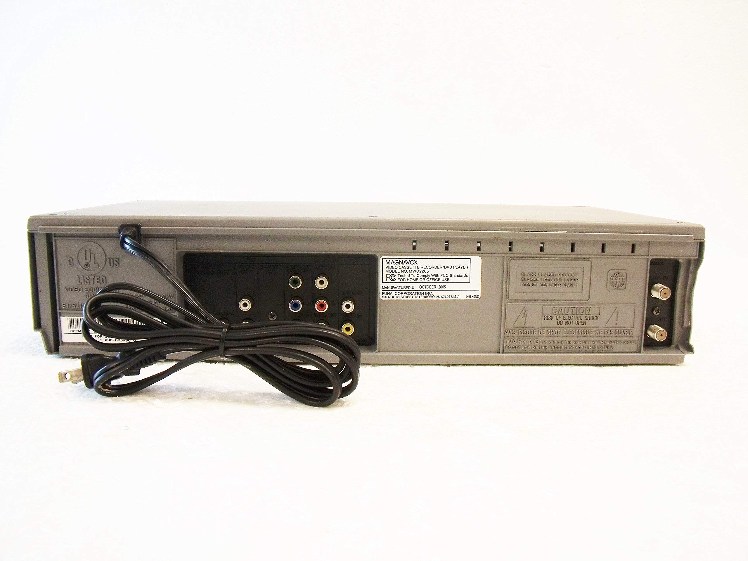 Magnavox MWD2205 DVD/VCR Combination Player (Renewed)