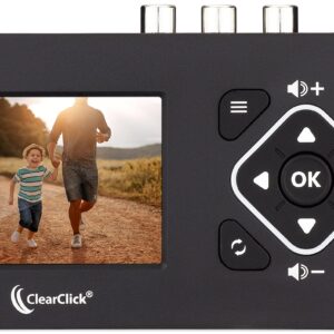 ClearClick Video to Digital Converter 2.0 (Second Generation) Mini Edition - Record Video from VCR's, VHS Tapes, AV, RCA, Hi8, Camcorder, DVD, Gaming Systems