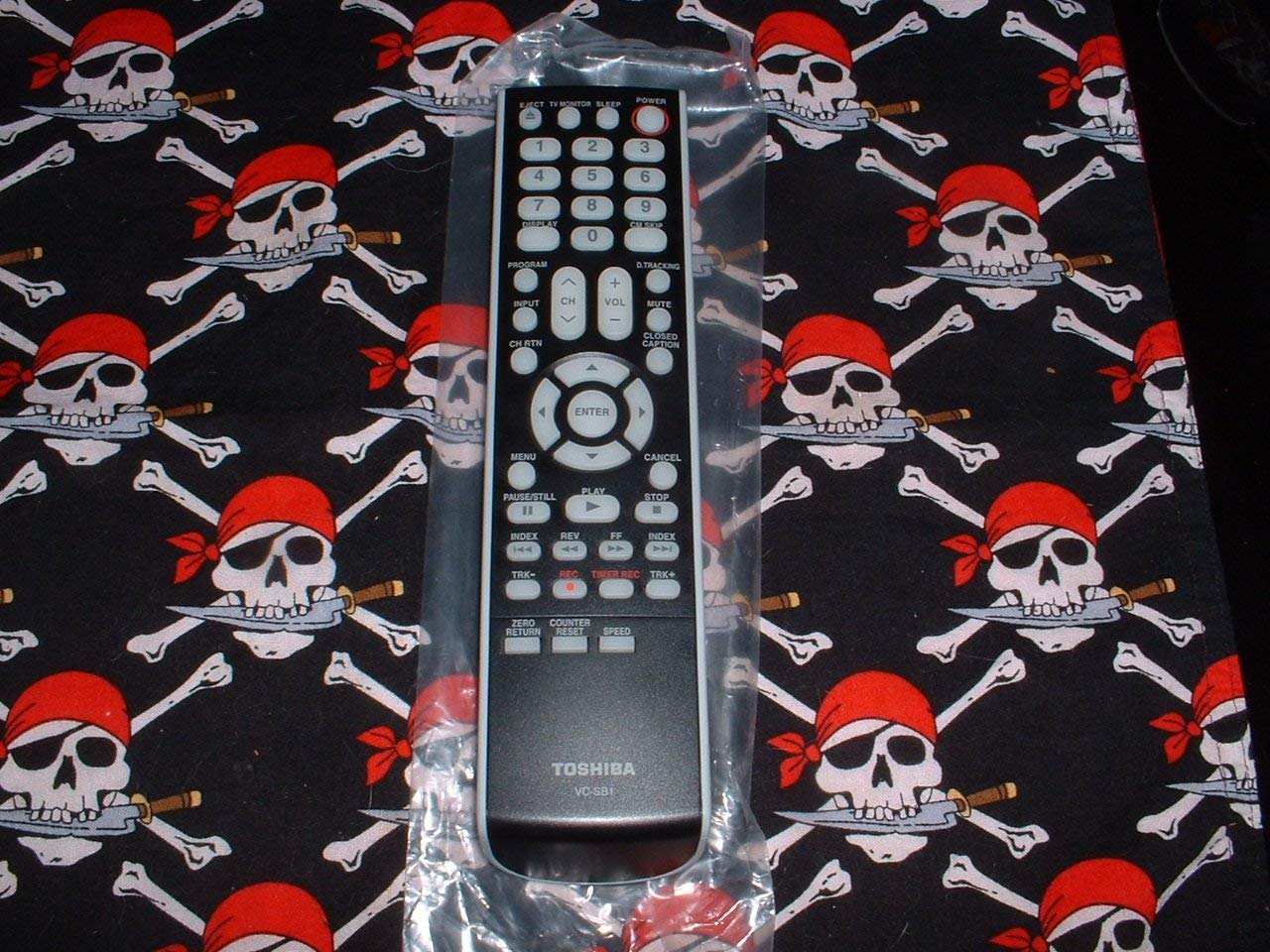 Toshiba TV/VCR Combo Remote Control VC-SB1 Supplied with models: MV13Q41 MV20Q41 (Renewed)