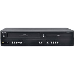 sanyo fwdv225f dvd/vcr player with line-in recording (renewed)