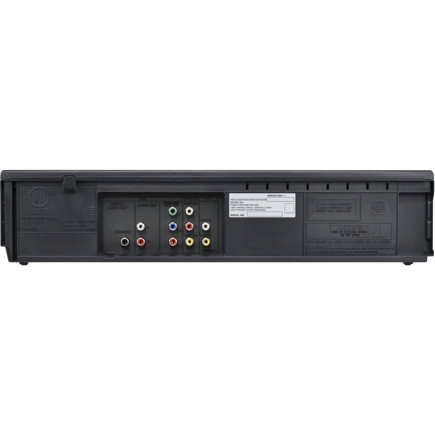 Sanyo FWDV225F DVD/VCR Player With Line-In Recording (Renewed)