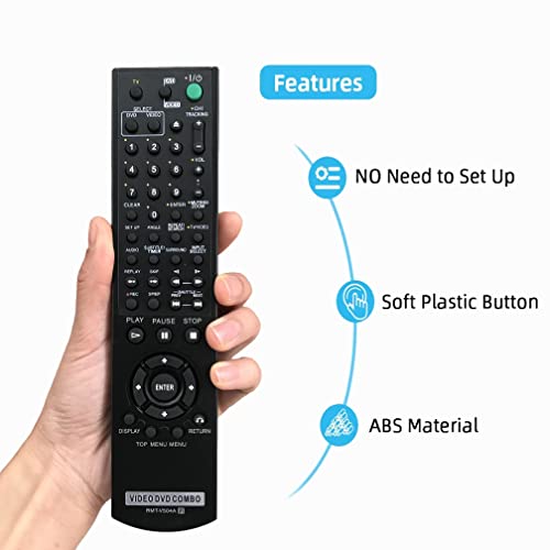 Replacement Remote Control for Sony DVD/VHS Combo Player SLV-D370P SLV-D380P SLV-D350P SLV-D360P SLV-D500P SLV-D281P