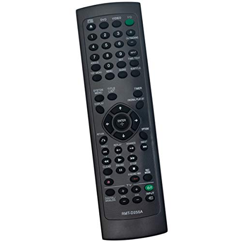 RMT-D255A Replacement Remote Control Applicable for Sony VCR DVD Recorder RDR-VX535 RDR-VX560 RDRVX535 RDRVX560