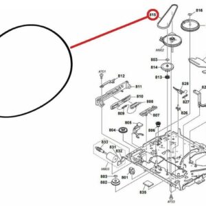 Rubber Belt Compatible with Sony VCR Players
