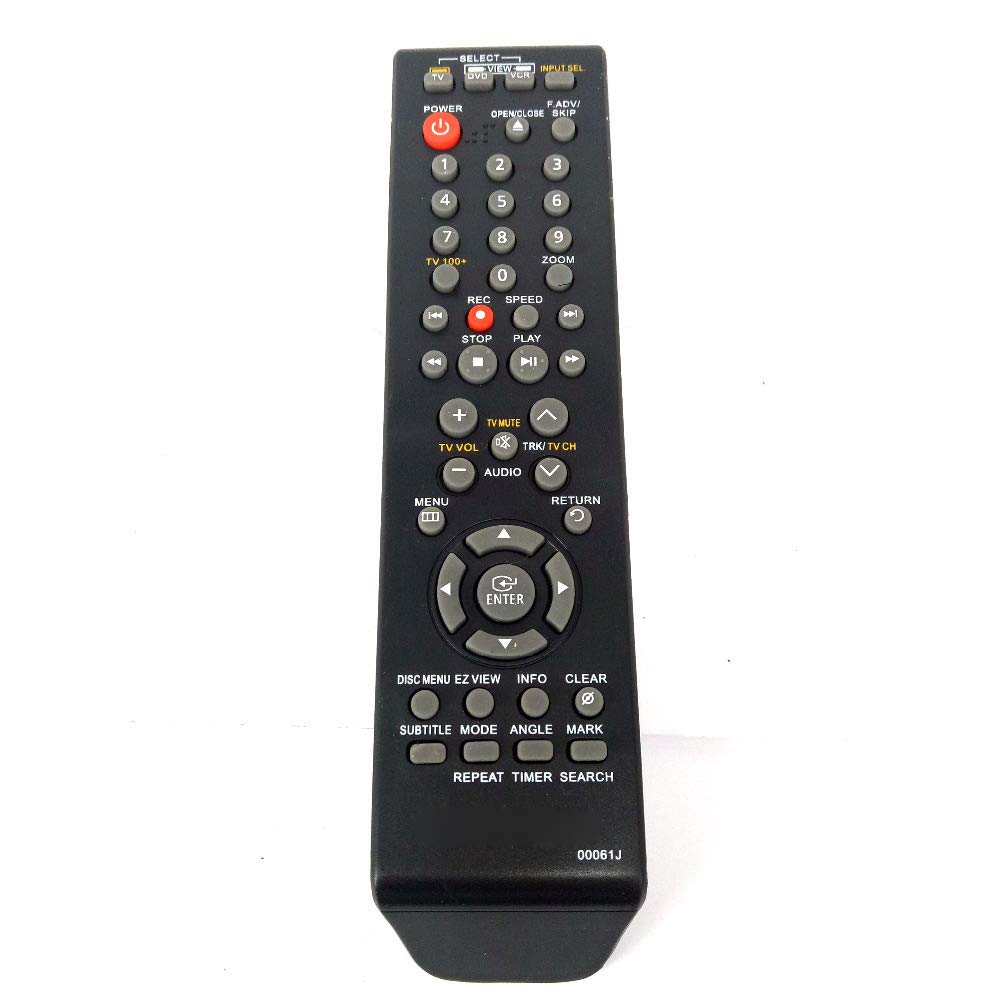 New 00061J Remote Control Replace for Samsung DVD VCR Combo DVD-V9700 DVD-V9800