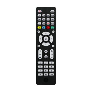 GE Universal Remote Control, Samsung TV Remote Control Replacement, Universal TV Remote Samsung Remote Control for Smart TV, Roku Replacement Remote, Vizio, LG, Sony, Apple TV, 4-Device, Black, 34457