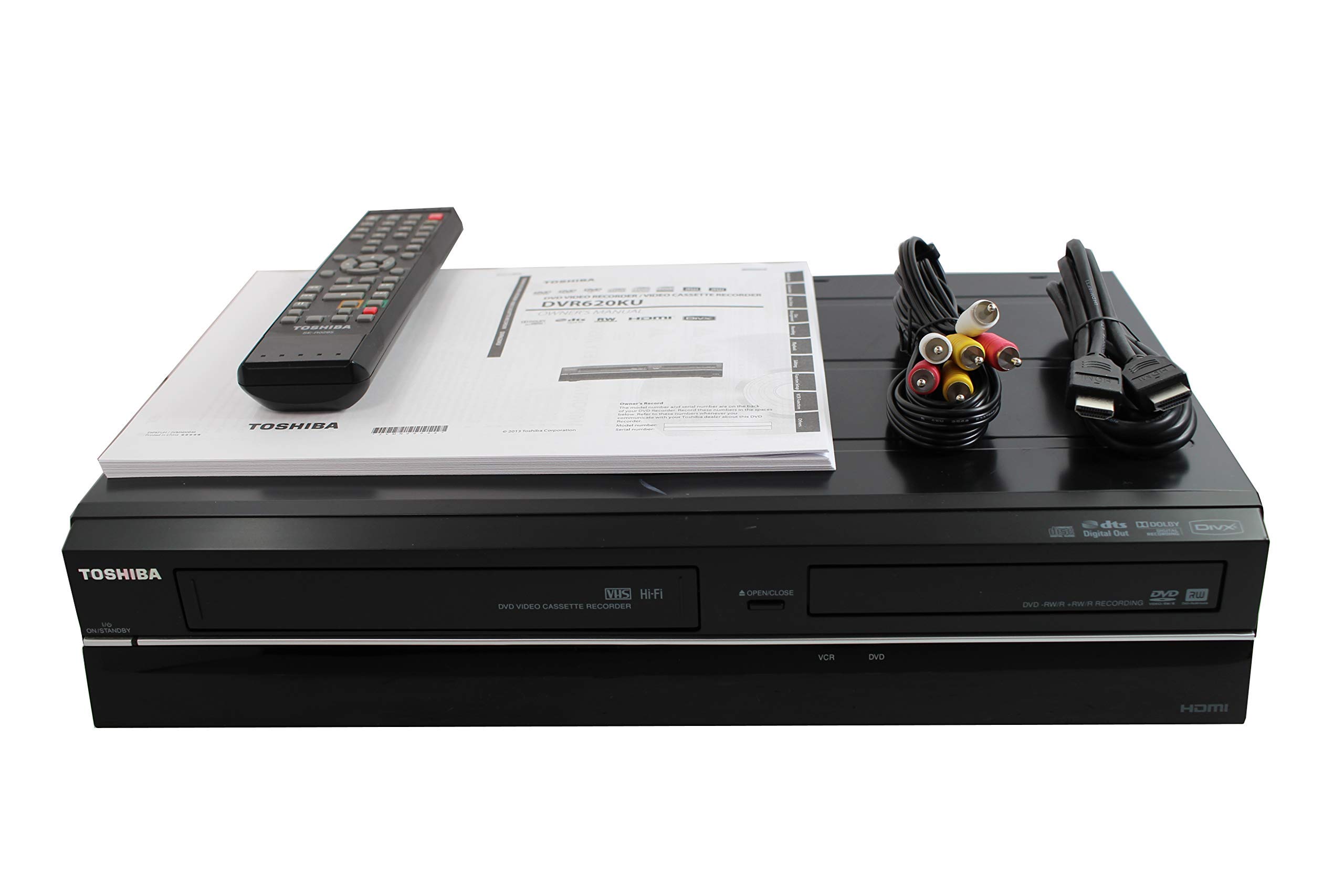 Toshiba VHS to DVD Recorder VCR Combo w/ Remote, HDMI (Renewed)