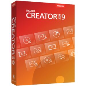 roxio creator nxt 9 | multimedia suite and cd/dvd disc burning software [pc disc]