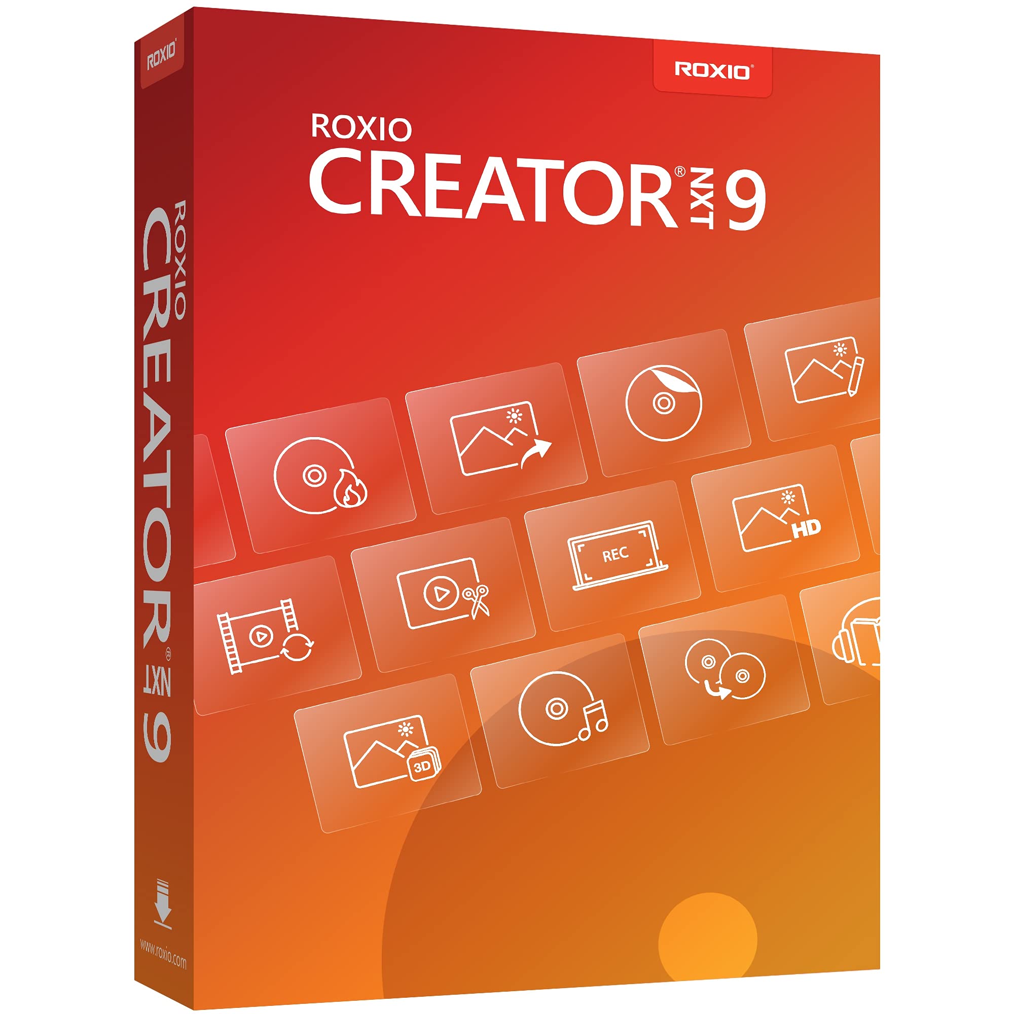 Roxio Creator NXT 9 | Multimedia Suite and CD/DVD Disc Burning Software [PC Disc]