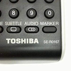 Toshiba Remotes for DVD-VCR-TV-Audio-Stereo and or Compact Disc Systems (Toshiba SE-R0167) (Renewed)