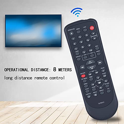 New SE-R0323 Replacement Remote Control Compatible for Toshiba DVD/VCR Combo Player SDV296 SD-V296 SDV296KU SD-V296KU