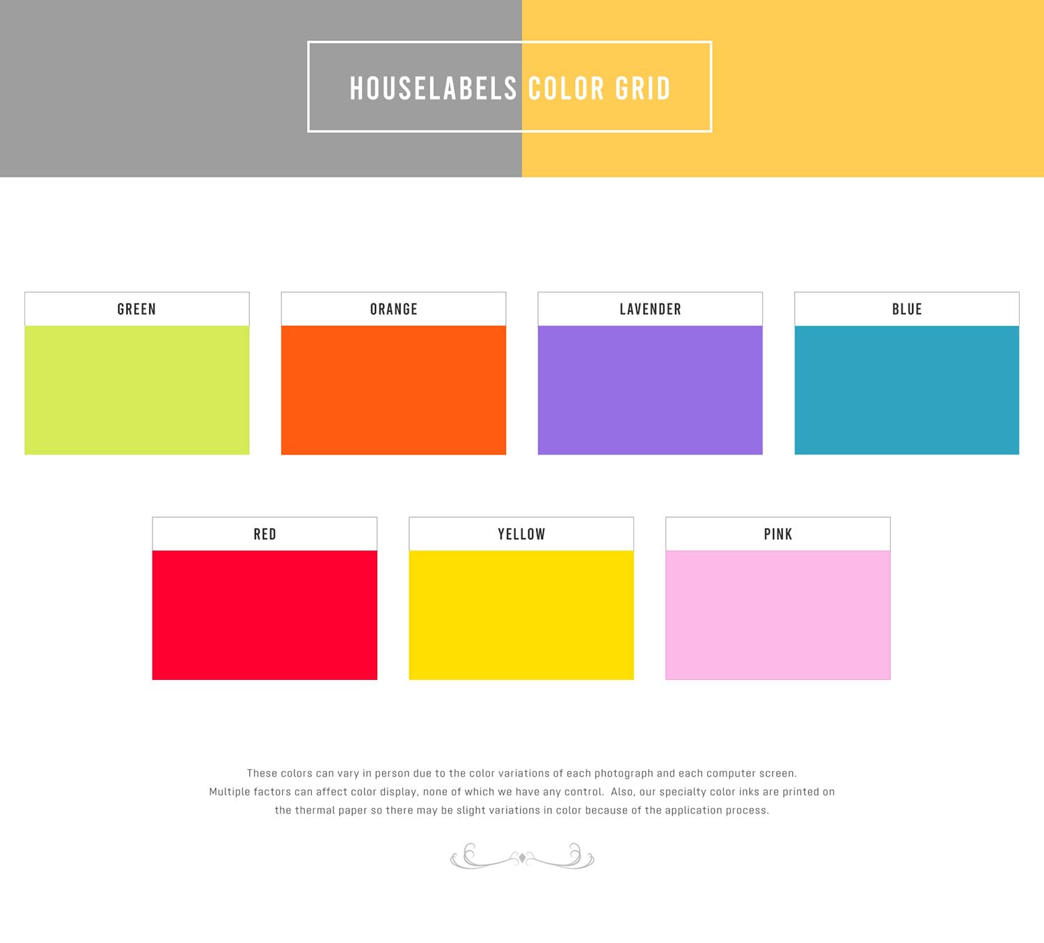 HOUSELABELS 4" x 6" Yellow Shipping Labels on 1" Core Compatible with Zebra and Rollo Printers, 1 Roll / 250 Labels per Roll