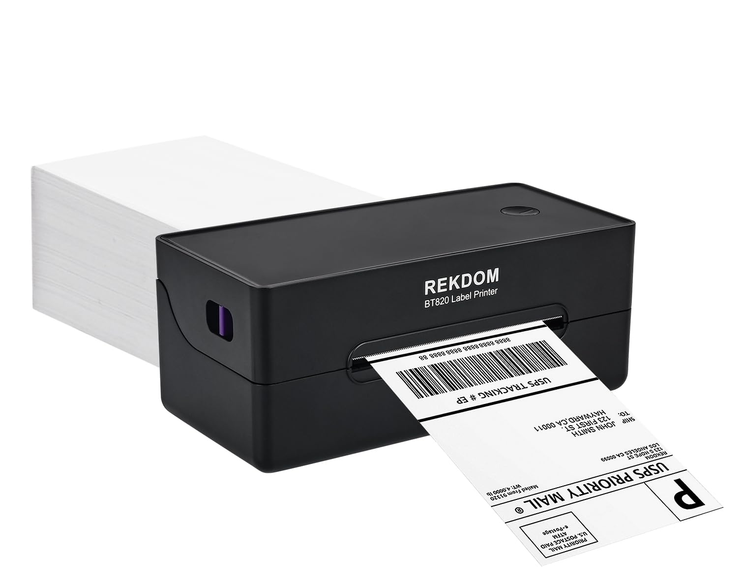 REKDOM 4X6'' Direct Thermal Labels (Pack of 500 Labels), Commercial Grade Self-Adhesive Shipping Labels, Compatible with REKDOM, LabelRange, Zebra, Rollo, MUNBYN, etc.