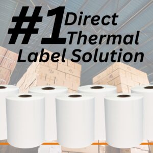 ATL Direct Thermal Shipping Labels 4x6 250, 4x6 Thermal Labels, Thermal Printer Labels 4x6, Label Printer Paper, Shipping Label Paper, Rollo Labels, Thermal Labels 4x6 roll, zebra labels