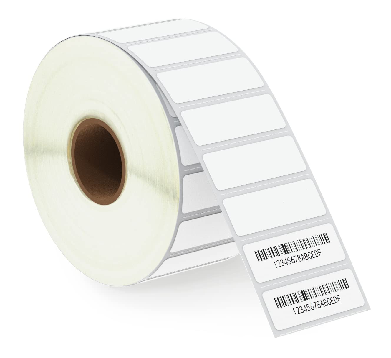 BETCKEY - 1.5" x 0.5" (38 mm x 13 mm) File Folder & Address Labels Compatible with Zebra & Rollo Label Printer,Premium Adhesive & Perforated [1 Rolls, 2350 Labels]