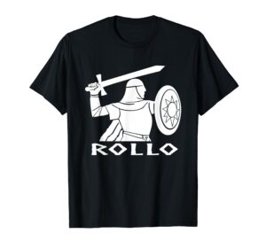 rollo t-shirt duke of normandy norman viking norse tee