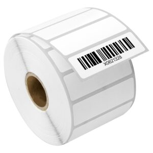 (10 Rolls, 17000 Labels) 2.25" x 0.75" Direct Thermal Blank Shipping Labels for Rollo Label Printer & Zebra Desktop Printers - 1" Core, Multipurpose UPC Barcode Address - Adhesive Perforated